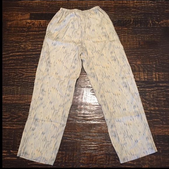 VINTAGE Y2K Coldwater Creek High Waisted Rayon Pants - Size Medium - Picture 3 of 7